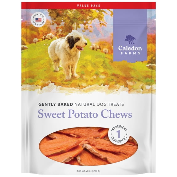 Caledon Farms Value Pack Sweet Potato Chews 28oz, Dog Treats
