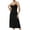 #506-Black, variant on Women's Satin Dress, Solid Color Halter Neck Backless Long Gown, Evening Party Dress for Banquet and Special Occasion