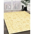 thumbnail image 2 of Ahgly Company Indoor Rectangle Abstract Sun Yellow Oriental Area Rugs, 5' x 8', 2 of 6