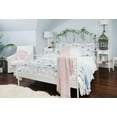 thumbnail image 3 of Lush Decor Cottage Core Floral Ruffle Reversible Oversized Quilt Blue/Blush 3Pc Set Full/Queen, 3 of 8