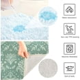 thumbnail image 3 of Dreamtimes Luxury Bathroom Rug Set 2 PCS, Paisley Boho Soft Absorbent Bath Rug and U-Shaped Contour Toilet Rug, Non-Slip Bath Carpet, Machine Wash Dry, Bath Mats for Bathroom, 17.3"x13.4"+23.6"x15.7", 3 of 4