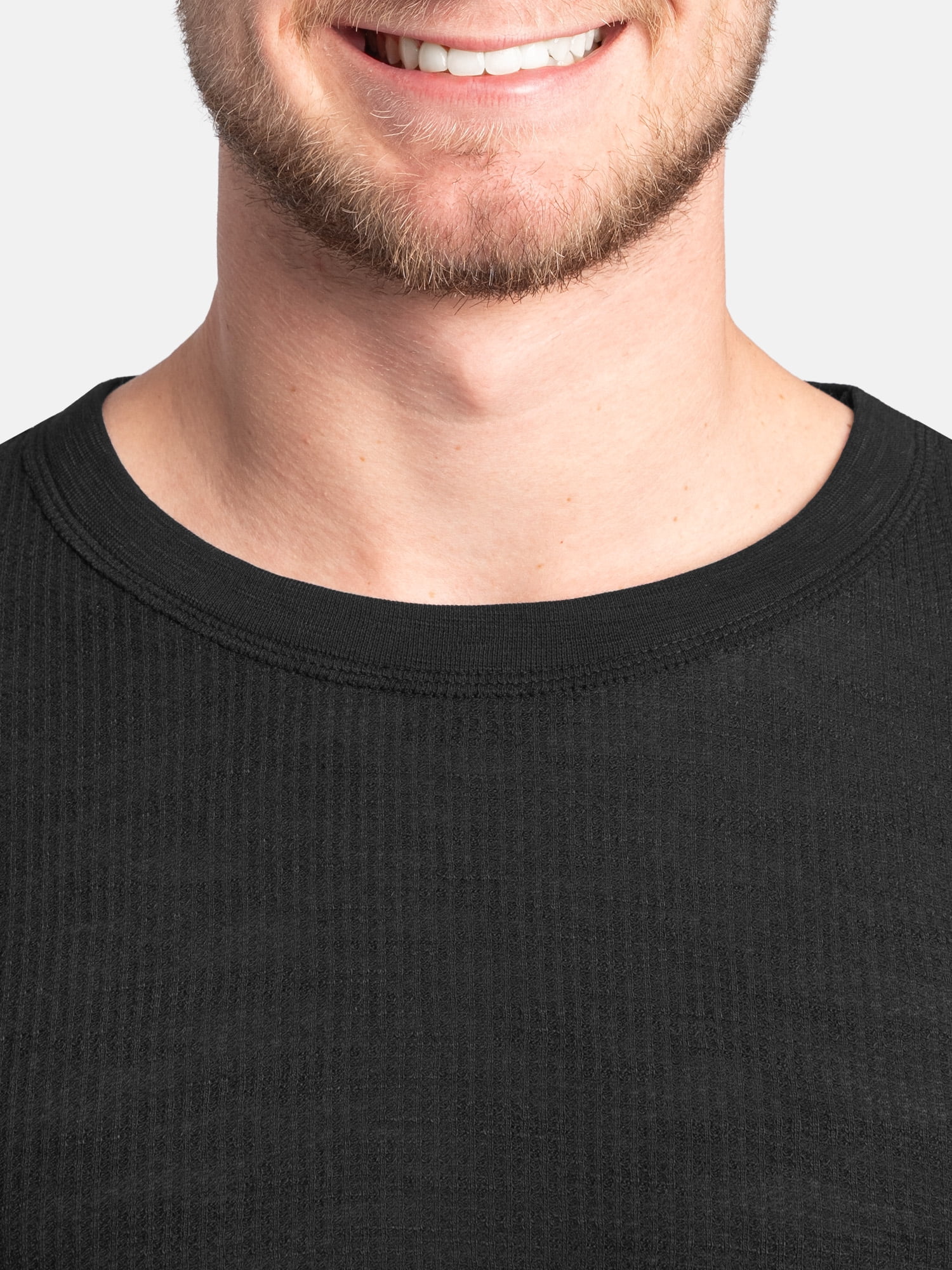 Fruit of the Loom Men's Slub Waffle Thermal Underwear Crew Top, Sizes S-5XL