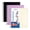 Black+ Purple+Beige, variant on ONAVIA 3 Subject Notebook, College Ruled Spiral Notebook with 3 Divider Pockets, 3 Pack, 9" x 11", Poly Cover, 3 Hole Punched for College & Work, 150 Sheets, Assorted Colors