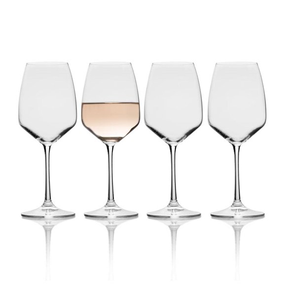 Mikasa Melody White Wine Glass, Set of 4, 15-ounce