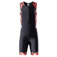 thumbnail image 2 of MY KILOMETER Traje de carrera de triatlón Core para jóvenes Trajes de entrenamiento de competición de primavera para niño (rojo mediano), 2 of 5