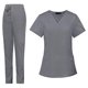 thumbnail image 4 of Conjunto de uniforme para mujer Strade Fareast Limited pantalones Superiores enfermera Gris XS, 4 of 8