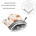 thumbnail image 6 of Cauagu Cute Sleepy Fox Print Oven Mitts and Pot Holders 4 pcs Set,Extra Thicken Long Kitchen Oven Glove Potholders BBQ Gloves-Oven Mitts and Pot Holders(11 Inch), 6 of 6