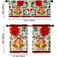 thumbnail image 7 of Christmas Kitchen Curtains 36 Inch Length, Christmas Curtain for Kitchen 3 Piece Set, Kitchens Window Curtains and Valances Over Sink for Kitchens Decoration Cortina de Navidad para cocina, 7 of 7