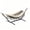 Gray & White, variant on Garvee Double Hammock with Stand & Tassel, 450 ibs Max, 126 x 42.9 x 39.4", Geometric Stripes, Black & White