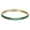 Gold-Green, variant on PAURO Cubic Zirconia Tennis Bracelets for Women Stainless Steel 6mm Multicolor Statement Dainty Personalized Gift Elegance Simple Jewelry Gold Plated Black