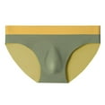 thumbnail image 4 of khonts,Men's Enhancing Jockstrap Briefs Athletic Supporter Big Ball Pouch Backless Underpants Green XXXL, 4 of 4