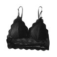 thumbnail image 1 of Moda mujer encaje belleza espalda sólida correa envoltura ahueca hacia fuera sujetador ropa interior Fridja  nalpqowj9454, 1 of 7