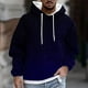 thumbnail image 1 of Sudadera con capucha para hombre, estilo casual, con cuello redondo, estampado, manga larga, blusa de poliéster, 1 of 5