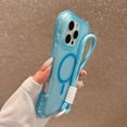 thumbnail image 6 of Dteck Magnetic Case for iPhone 14 Pro Max, Shockproof Rugged Cover with Lanyard Slim Lightweight PC+TPU Non-Slip Wireless Charging Anti-Fingerprint Translucent Matte Phone Case, Blue, 6 of 10