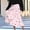 05 Pink, variant on YueHuiYing Women's Floral Print Side-Zipper Skirt - A-Line Knee-Length Skirt for Spring and Summer Casual Outings