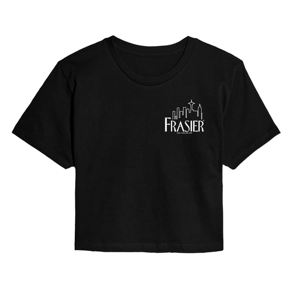 Frasier - Small Logo - Juniors Cropped Graphic T-Shirt