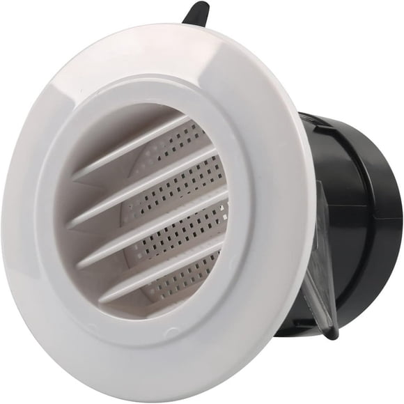 LOVEVER Adjustable Round Air Vent/Exhaust Louver Grille Air Ventilation for Bathroom Office Kitchen Trailer