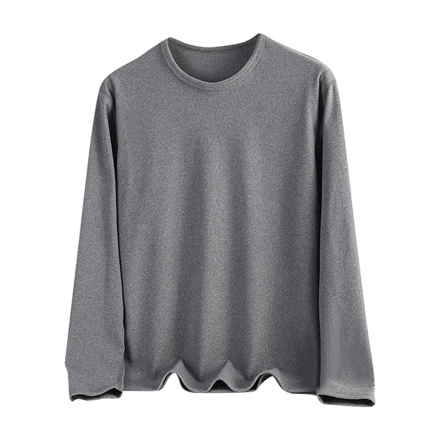tarylea Hauts pour Femmes Grande Taille Chandail Col Rond Manches Longues Chemises Couleur Unie Hauts Amples Automne Décontracté Basique Tendance