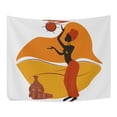 thumbnail image 2 of ABPHQTO Tapiz africano para mujer, decoración para colgar en la pared, decoración del hogar, sala de estar, dormitorio, 100x150 cm, 2 of 4