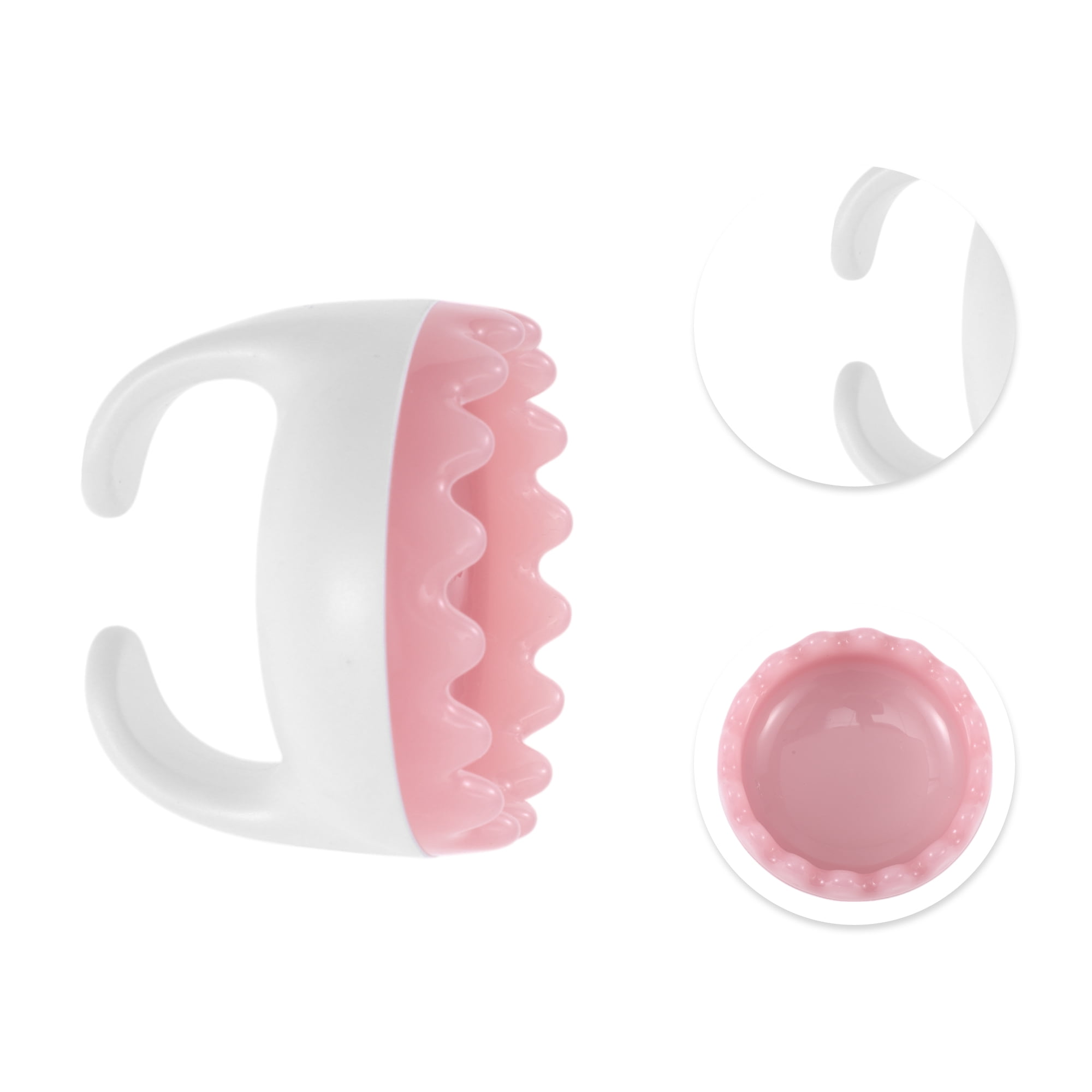 Unique Bargains Multifunctional Body Massage Brush Manual Tools Pink