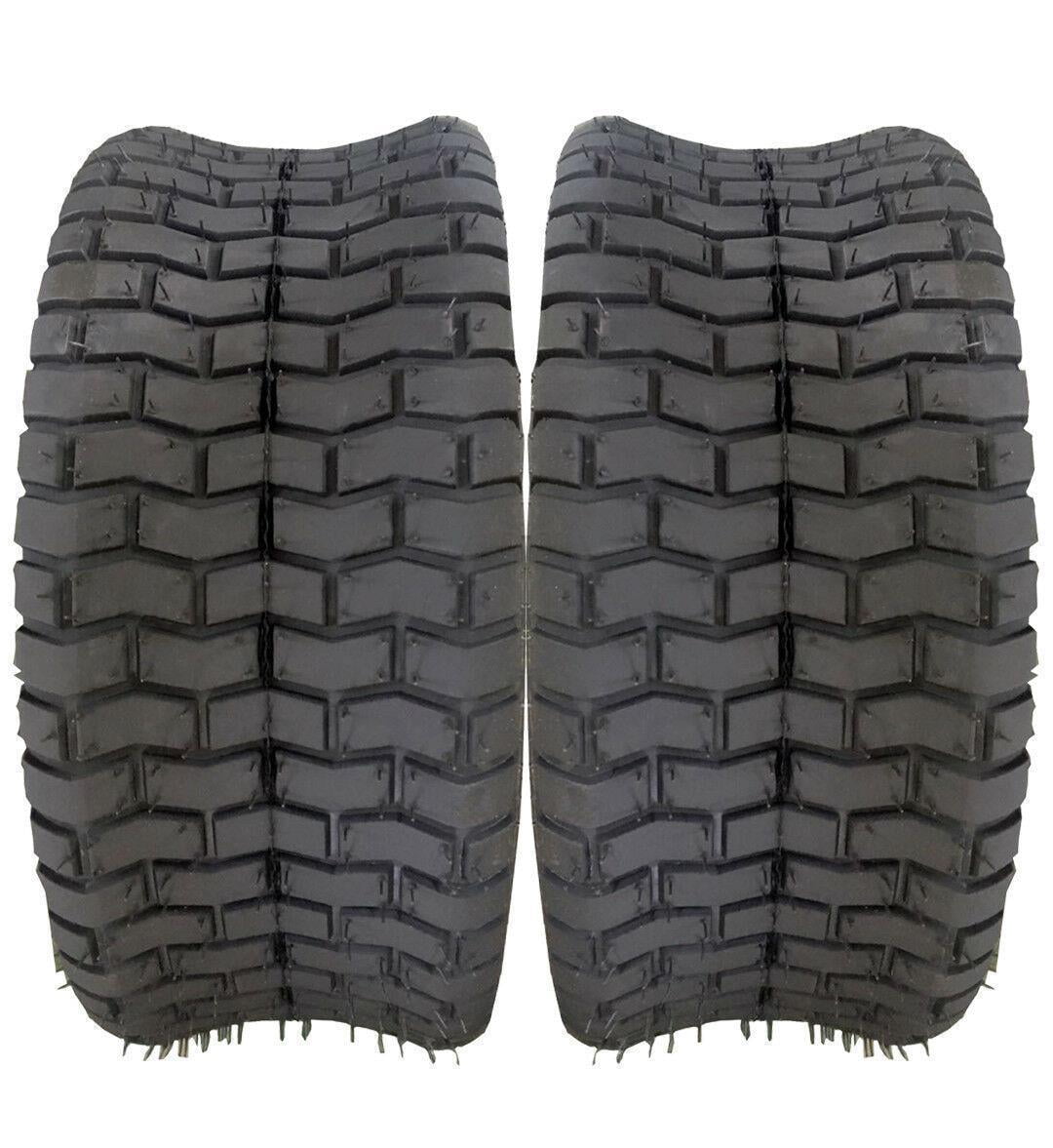 16x6.50-8 4 Ply Turf Lawn Mower Tires PAIR, 2PCS