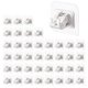 thumbnail image 1 of 40 piezas de barras de cortina sin taladro, soportes para barras de cortina, ganchos sin clavos, ajustables, para pegar en la barra de cortina, soporte de gancho transparente, 1 of 6