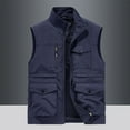 thumbnail image 2 of Dovford Men's Lightweight Softshell Vest Outdoor Quilted Vest Sleeveless Jacket for Travel Hiking Golf, 2 of 7