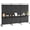 Black, variant on 3 Panel Room Divider with Wheels and Shelves, 103" W x 74" H Folding Privacy Screen, Rolling Partition Separator for Home Office Studio, Fabric Wall Divider for Room Separation