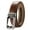 Laser Buckle - Cognac, variant on YOETEY Mens Belt Ratchet Leather Belt - Dress Belt with Sliding Buckle Comfort Click 1 3/8"(35mm)