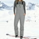 thumbnail image 2 of RKSTN Womens Snow Bibs Overalls Insulated Ski Bibs Snow Suit Waterproof Windproof One Piece Snow Pants Women Solid Plus Size Snowboarding Overalls Outdoor Sports Winter Ski Jumpsuit Suspender Pants, 2 of 10