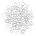 thumbnail image 3 of 100 Pieces Bra Strap Adjustment Adjuster Slider Buckle Hooks Bikini Fastener - Clear, 8mm, 3 of 8