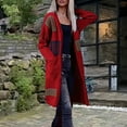 thumbnail image 2 of BLVB Womens Long Cardigan Sweaters Open Front Long Sleeve Knit Outerwear Fall Winter Coats with Pockets, 2 of 6