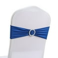 thumbnail image 1 of 20 Pcs Ceintures de Chaise Nœuds Bande Extensible avec Boucle Curseur pour Décoration de Mariage Fête Réception Banquet, 1 of 5