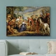 thumbnail image 2 of wall26 - Oil Painting of The Meeting of David and Abigail by Peter Paul Rubens - Baroque Style - Catholic, Christianity - Canvas Art Home Art - 24x36 inches, 2 of 5