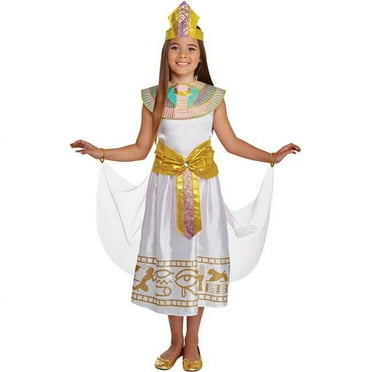 Living Fiction Egyptian Cleopatra Halloween Fancy-Dress Costume for ...