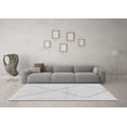 thumbnail image 3 of Ahgly Company Indoor Round Solid Gray Modern Area Rugs, 8' Round, 3 of 4
