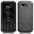 thumbnail image 2 of Nakedcellphone Kickstand Series Compatible with Sonim XP5s Case, Slim Hard Shell Cover with View Stand for XP5800 - Black Tread, 2 of 7