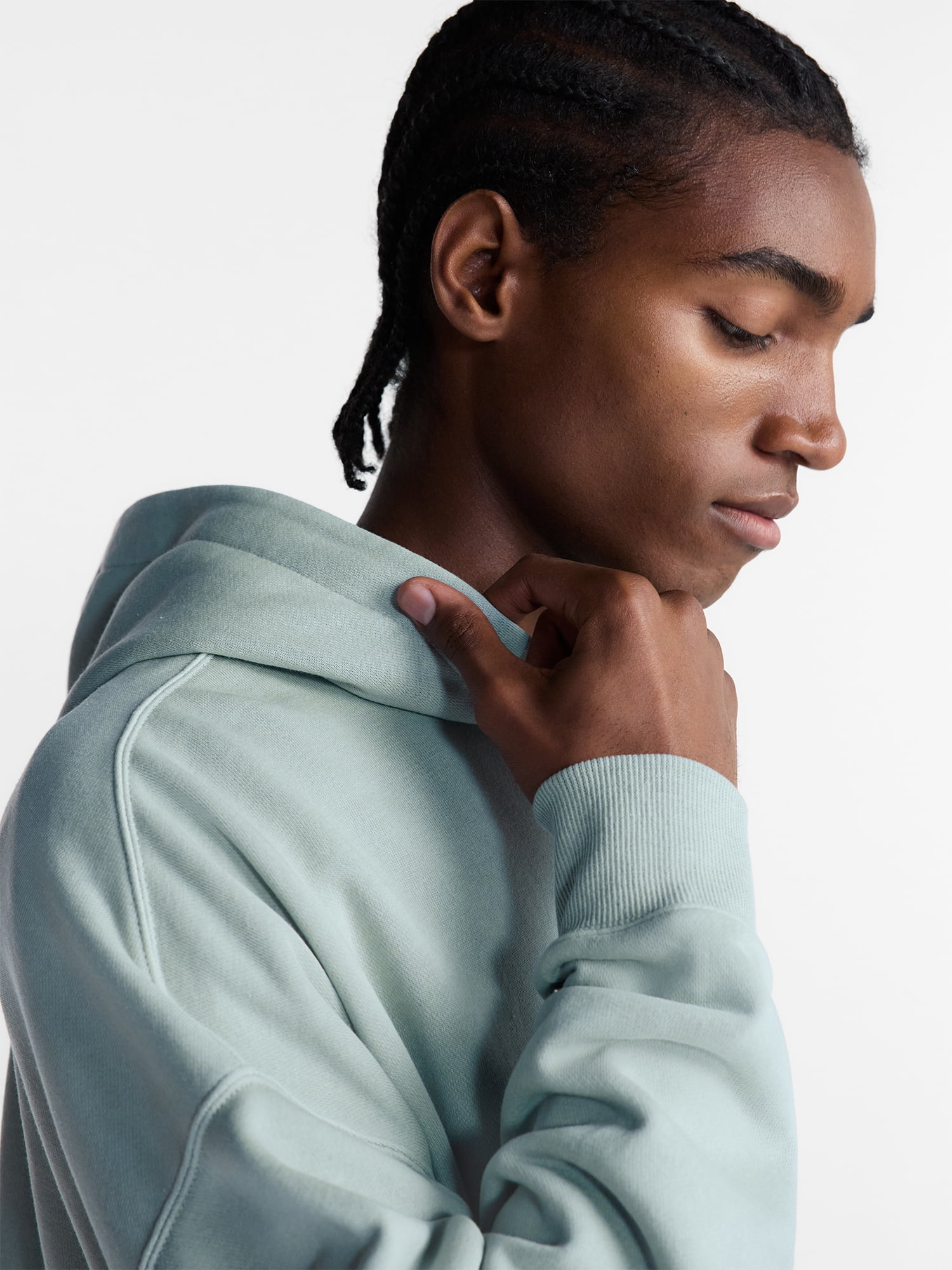 No Boundaries Oversized Hoodie with Long Sleeves, Men's XS-4XLT