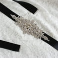 thumbnail image 1 of fastboy Wedding Ribbons Bridal Belt Dress Prom Crystal Sashes Evening Party Handmade Rhinestones Waistband, 1 of 8