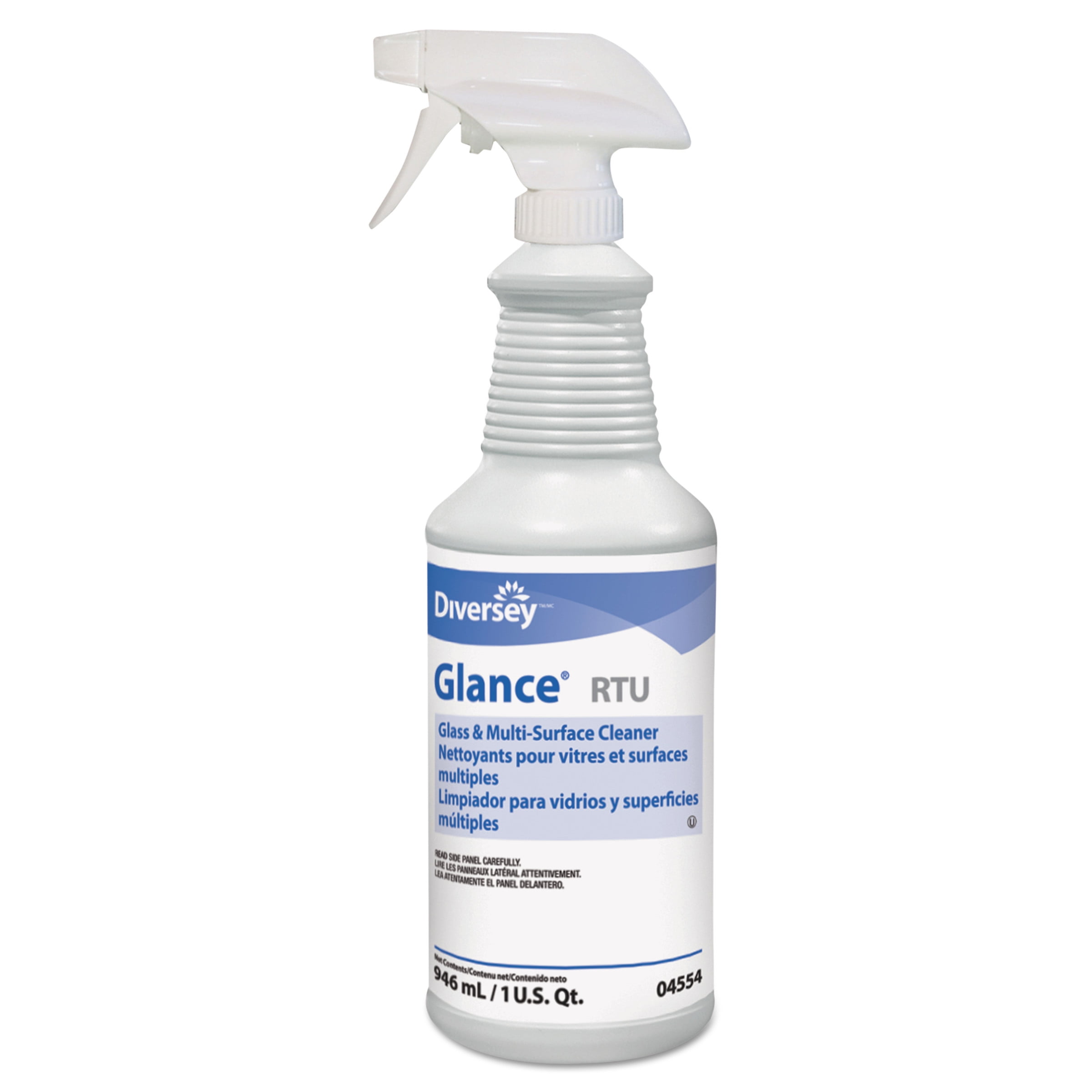 SC Johnson Glance Glass & MultiSurface Cleaner, Liquid, 32 oz Spray