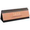 thumbnail image 1 of Miangastore Mini Desk Calendar 2025 Horizontal Small Desk Planner English Edition For Office Flip Calendar For Desktop Organization And Scheduling, 1 of 9