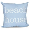 thumbnail image 1 of E by Design Beach Vacation Beach House Decorative Pillow, 1 of 2