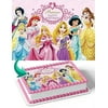 Happy Birthday Cinderella Jasmine Tiana Rapunzel Edible Cake Image Topper Birthday 1/4 Sheet Cake Banner