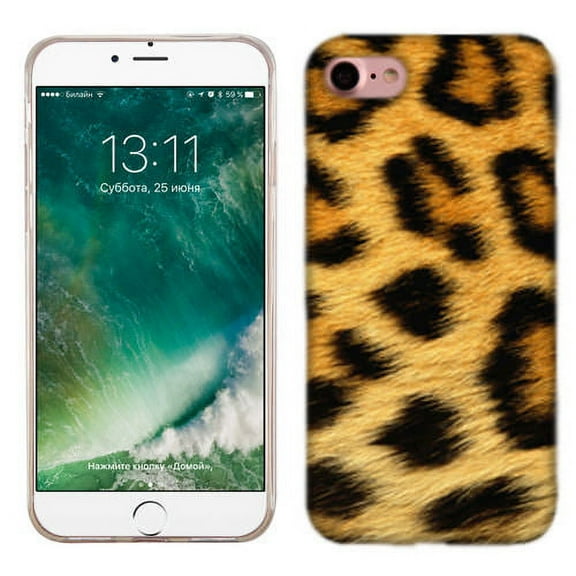 MUNDAZE Classic Leopard Case Cover For Apple iPhone SE 7 8
