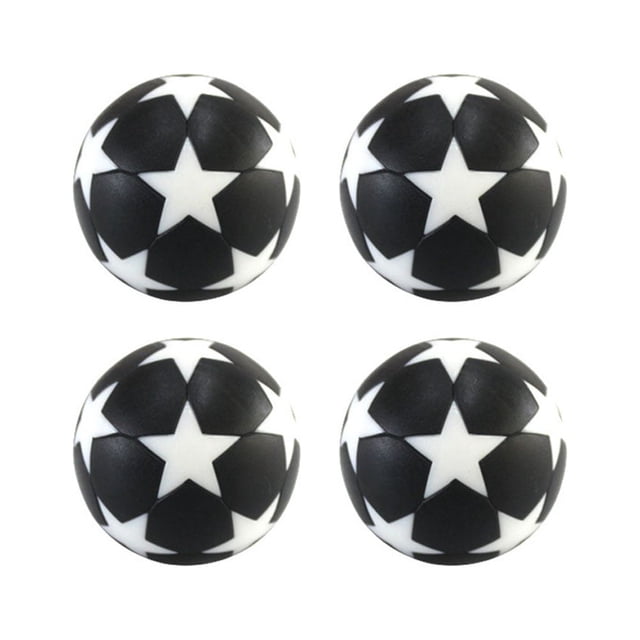 WRITWAA 12Pcs Foosball Replacement Balls Black for Table Soccer Game Durable Material Design