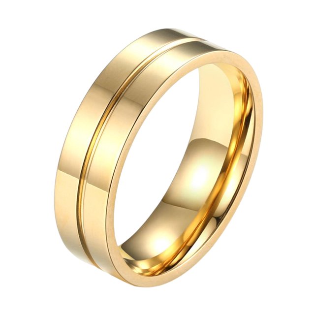 creativo, joyería de acero de para mujeres y hombres, de pareja a la moda para aniversario, boda, fiesta, compromiso, regalo del , Oro 10 Sin Circón Sunnimix anillo de pareja