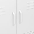 thumbnail image 5 of vidaXL Armoire de Rangement Blanche 80x35x101,5 cm Acier, 5 of 5