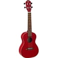 thumbnail image 1 of Ortega Guitars, 4-String Earth Series Concert Ukulele, Right, Transparent Fire Red, Acoustic (RUFIRE), 1 of 3