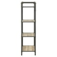 thumbnail image 3 of ACME Itzel 4-Shelves Bookshelf in Antique Oak and Sandy Gray, 3 of 7