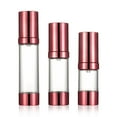 thumbnail image 4 of 15/30/50ml Makeup Tool Squeeze Pump Empty Cream Container Cosmetic Holder Lotion Vacuum Bottle Refillable Bottle RED 50ML, 4 of 8